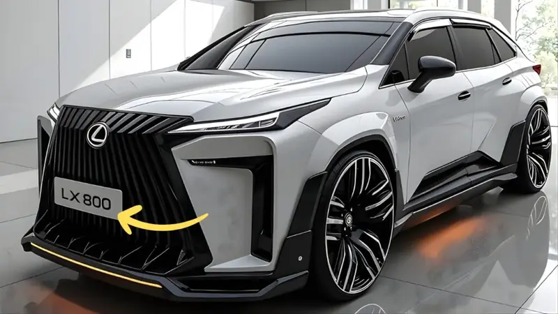 Lexus LX 800 2026: cinco versiones con diseño elegante y características exclusivas
