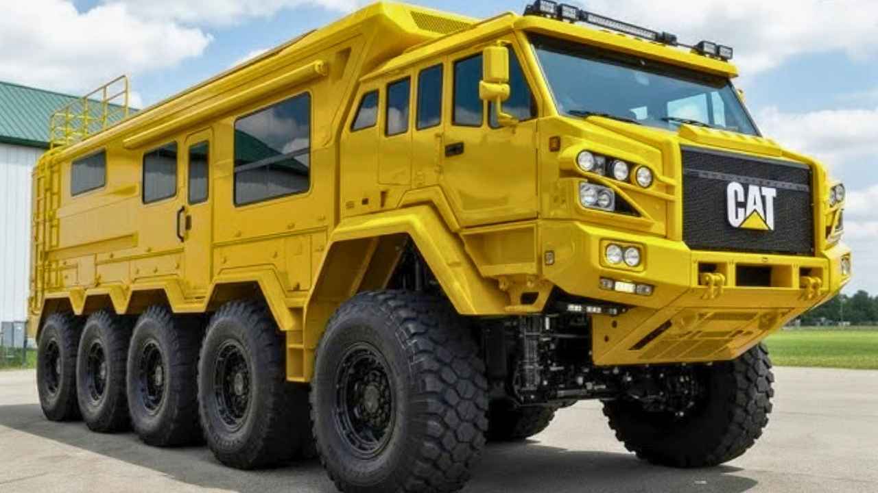 CAT Apex Expedition 2026: la autocaravana más extrema de 10 ruedas jamás construida